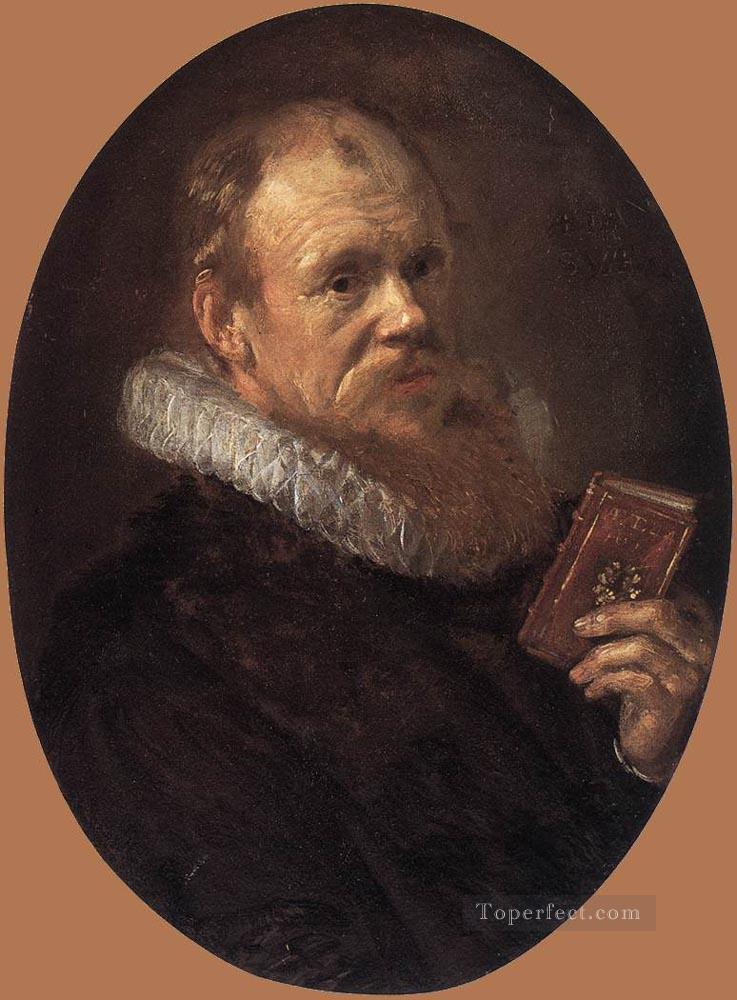 Theodorus Schrevelius retrato del Siglo de Oro holandés Frans Hals Pintura al óleo